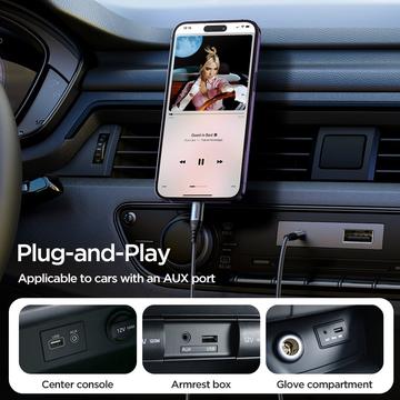 Joyroom SY-A06 1.2m Lightning til 3.5mm AUX-lydkabel - 1.2m