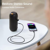 Joyroom SY-A06 1.2m Lightning til 3.5mm AUX-lydkabel - 1.2m