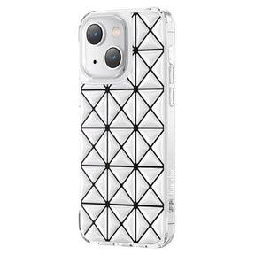 Kingxbar Miya Series iPhone 14 Plus Hybrid Cover - Sne Hvid
