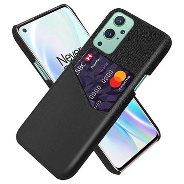 KSQ OnePlus 9 Cover med Kort Lomme - Sort