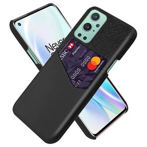 KSQ OnePlus 9 Pro Cover med Kort Lomme - Sort