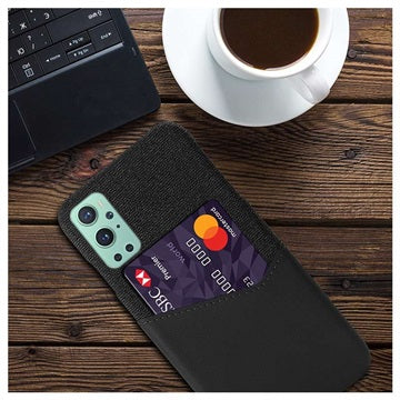 KSQ OnePlus 9 Pro Cover med Kort Lomme - Sort