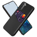 KSQ Samsung Galaxy S21+ 5G Cover med Kort Lomme - Sort