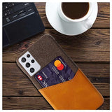 KSQ Samsung Galaxy S21 Ultra 5G Cover med Kort Lomme - Kaffe