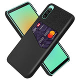 Sony Xperia 10 IV KSQ Cover med Kortholder - Sort