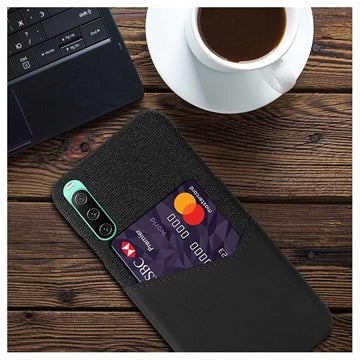 Sony Xperia 10 IV KSQ Cover med Kortholder - Sort