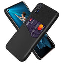 KSQ Huawei Nova 5T, Honor 20/20S Cover med Kort Lomme - Sort