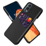 KSQ OnePlus Nord 2 5G Cover med Kort Lomme - Sort