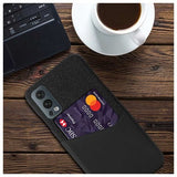 KSQ OnePlus Nord 2 5G Cover med Kort Lomme - Sort