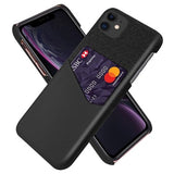 KSQ iPhone 13 Mini Cover med Kort Lomme - Sort
