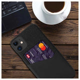 KSQ iPhone 13 Mini Cover med Kort Lomme - Sort
