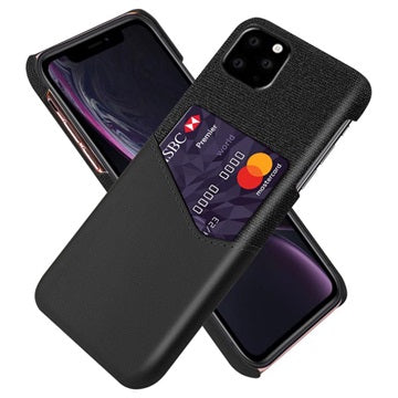 KSQ iPhone 11 Pro Max-cover med kort lomme - sort