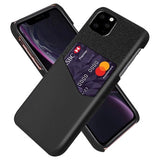 KSQ iPhone 11 Pro Max-cover med kort lomme - sort