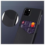 KSQ iPhone 11 Pro Cover med Kort Lomme - Sort