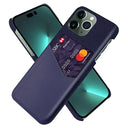 iPhone 14 Pro Max KSQ Cover med Kortholder - Blå