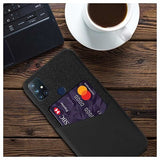 KSQ OnePlus Nord N10 5G Cover med Kort Lomme - Sort