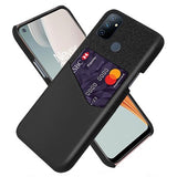 KSQ OnePlus Nord N100 Cover med Kort Lomme - Sort