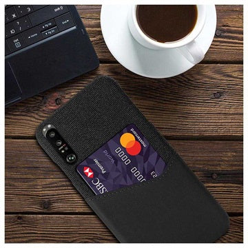 KSQ Sony Xperia 1 III Cover med Kort Lomme - Sort