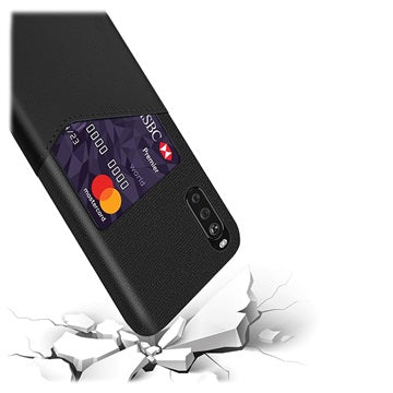 KSQ Sony Xperia 10 II Cover med Kortlomme - Sort