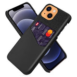 KSQ iPhone 13 Cover med Kort Lomme - Sort
