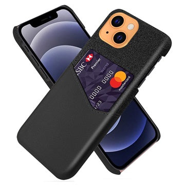 KSQ iPhone 13 Cover med Kort Lomme - Sort