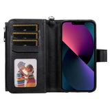 KT Multifunctional Series iPhone 14 Pung Taske - Sort