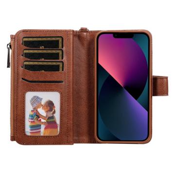 KT Multifunctional Series iPhone 14 Pung Taske - Brun
