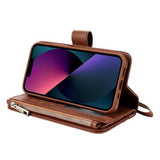 KT Multifunctional Series iPhone 14 Pung Taske - Brun