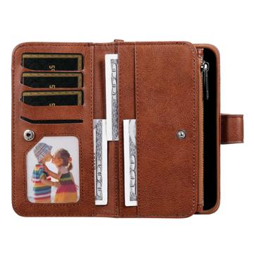 KT Multifunctional Series iPhone 14 Pung Taske - Brun