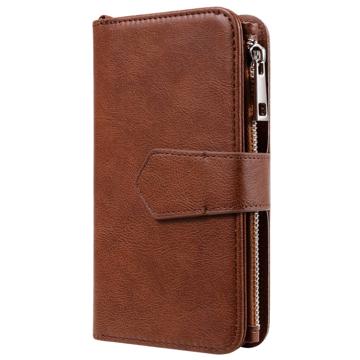 KT Multifunctional Series iPhone 14 Pung Taske - Brun