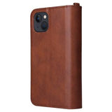 KT Multifunctional Series iPhone 14 Pung Taske - Brun