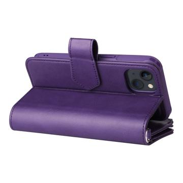 KT Multifunctional Series iPhone 14 Pung Taske - Lilla