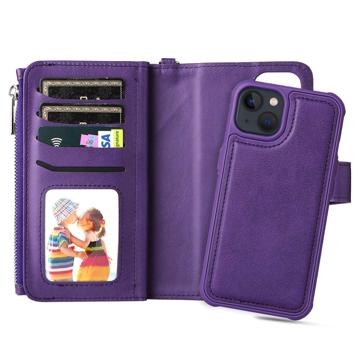 KT Multifunctional Series iPhone 14 Pung Taske - Lilla