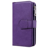 KT Multifunctional Series iPhone 14 Pung Taske - Lilla