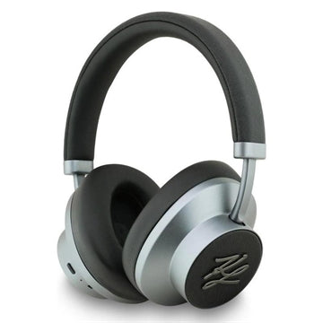 Karl Lagerfeld Grained Initials ANC trådløse over-ear-hovedtelefoner - sort