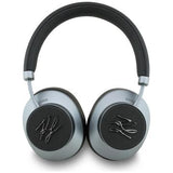 Karl Lagerfeld Grained Initials ANC trådløse over-ear-hovedtelefoner - sort