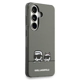 Samsung Galaxy S26 Karl Lagerfeld IML Karl&Choupette Peekaboo Logo magnetisk cover - Sort