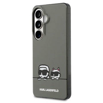 Samsung Galaxy S26 Karl Lagerfeld IML Karl&Choupette Peekaboo Logo magnetisk cover - Sort