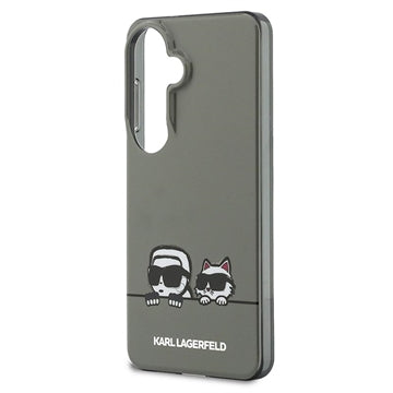 Samsung Galaxy S26 Karl Lagerfeld IML Karl&Choupette Peekaboo Logo magnetisk cover - Sort