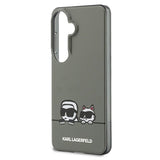 Samsung Galaxy S26 Karl Lagerfeld IML Karl&Choupette Peekaboo Logo magnetisk cover - Sort