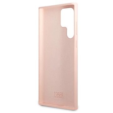 Karl Lagerfeld Ikonik Samsung Galaxy S23 Ultra 5G Silikone Cover - Pink