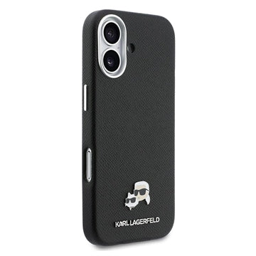 iPhone 17 Karl Lagerfeld Karl and Choupette Heads Pins Cover - MagSafe-kompatibelt - Sort