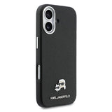 iPhone 17 Karl Lagerfeld Karl and Choupette Heads Pins Cover - MagSafe-kompatibelt - Sort