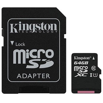 Kingston Canvas Select MicroSDXC Hukommelseskort SDCS/64GB - 64GB