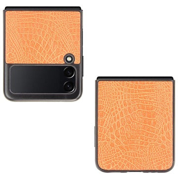 Krokodille Series Samsung Galaxy Z Flip3 5G Cover - Gul