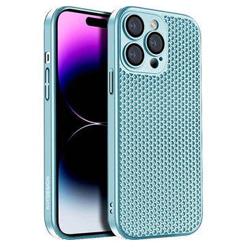 iPhone 15 Pro Max Kstdesign Icenets Series Plastikcover - Lyseblå