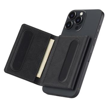 LC.IMEEKE Magnetisk kortholder med kickstand-funktion - Sort