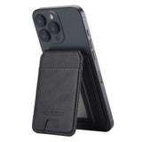 LC.IMEEKE RFID-blokerende magnetisk kortholder med kickstand - sort