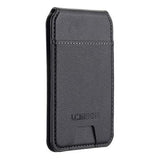 LC.IMEEKE RFID-blokerende magnetisk kortholder med kickstand - sort