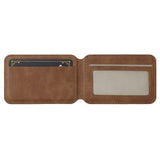 LC.IMEEKE RFID-blokerende magnetisk kortholder med kickstand - brun